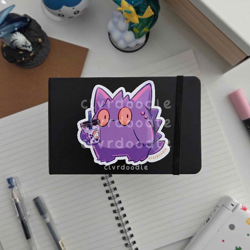 Boba Ghost Sticker