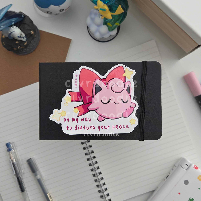 On My Way Sticker