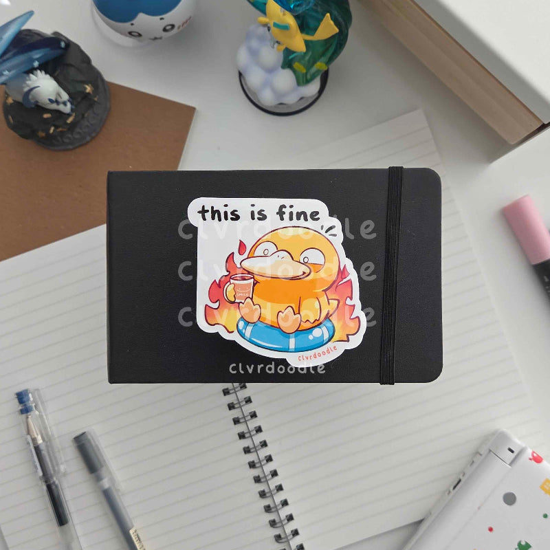 This Is Fine Sticker