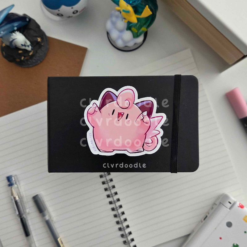 Point Up Sticker