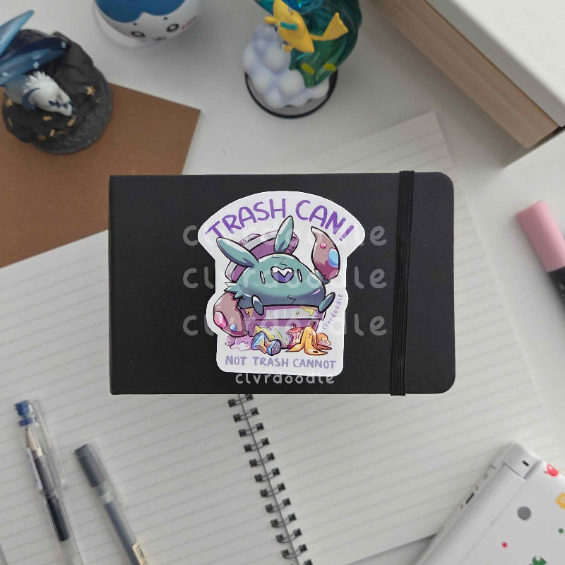 Trash Can Sticker