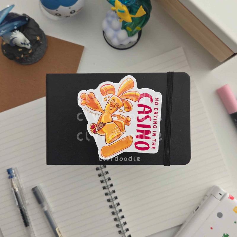 No Crying Sticker
