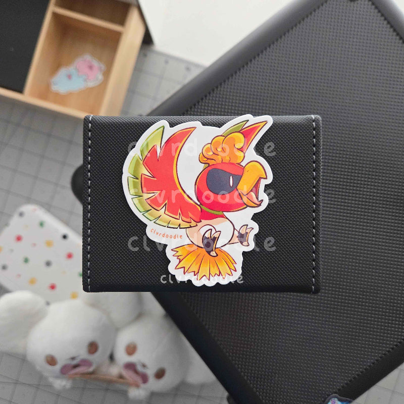 Gold Bird Sticker