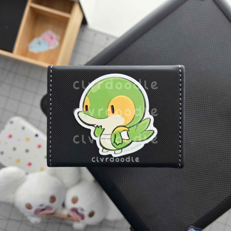 Leafy Snake Sticker