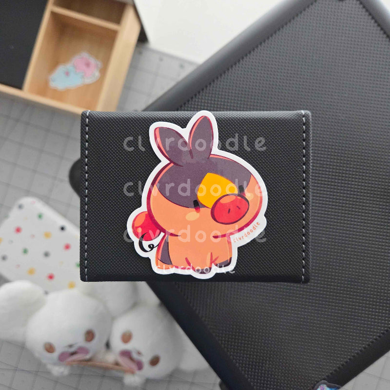 Hot Piggie Sticker