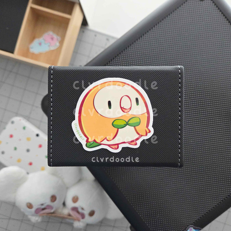 Round Owl Sticker