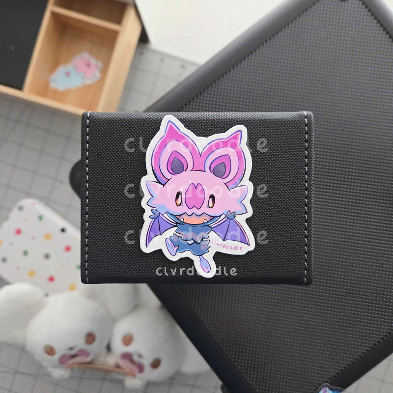 Purp Bat Sticker