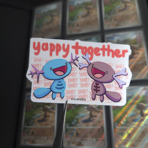 Yappy Together Sticker
