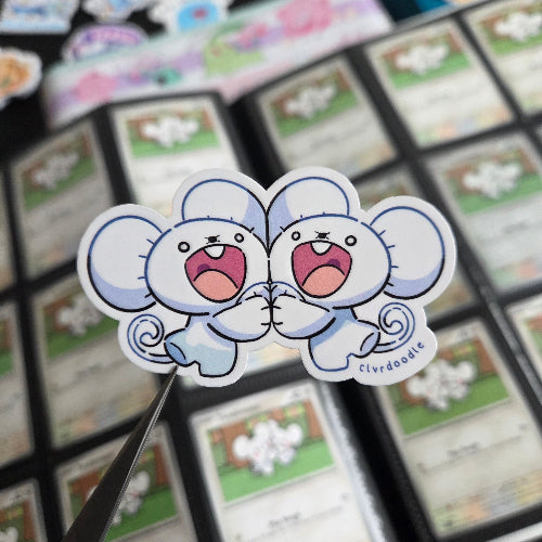 Maus Couple - Happy Sticker