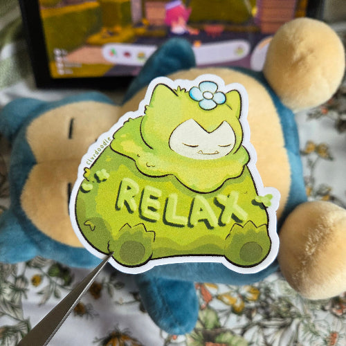 Relax Sticker