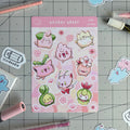 Pink Petals Sticker Sheet (Big)
