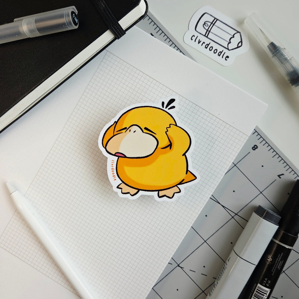 Sigh Duck Sticker