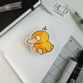Empty Head Duck Sticker