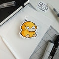 Overthink Duck Sticker