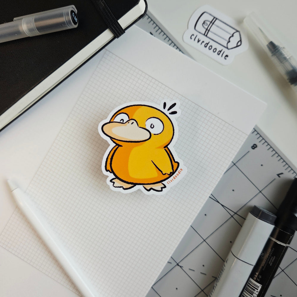 Just a Duck Sticker