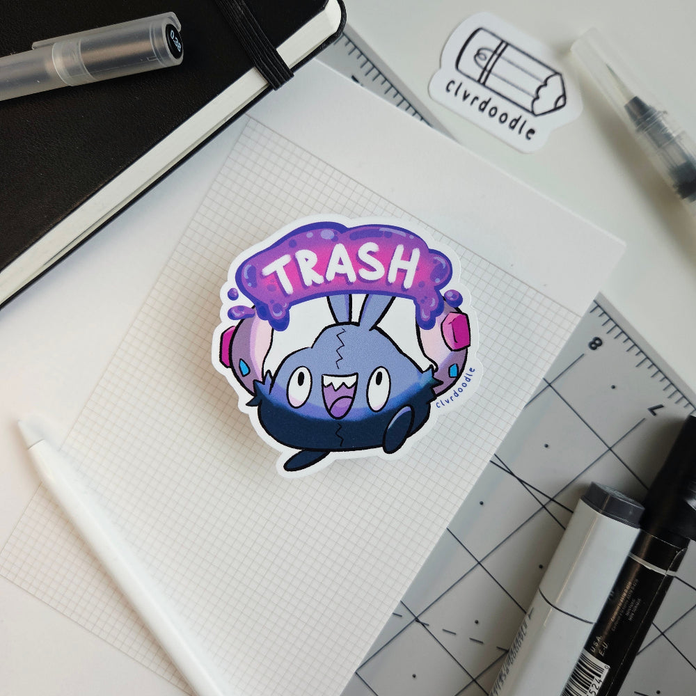Trash Sticker