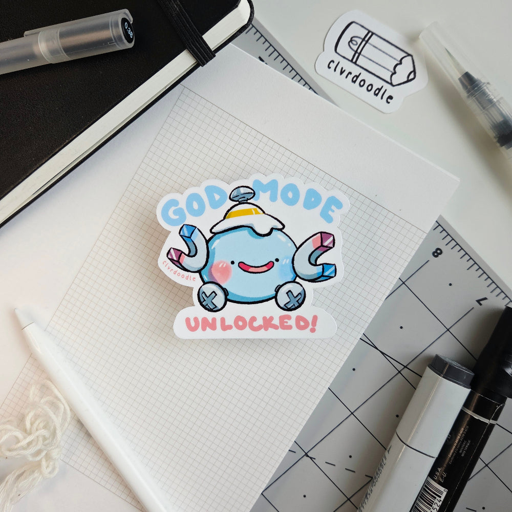 God Mode Sticker