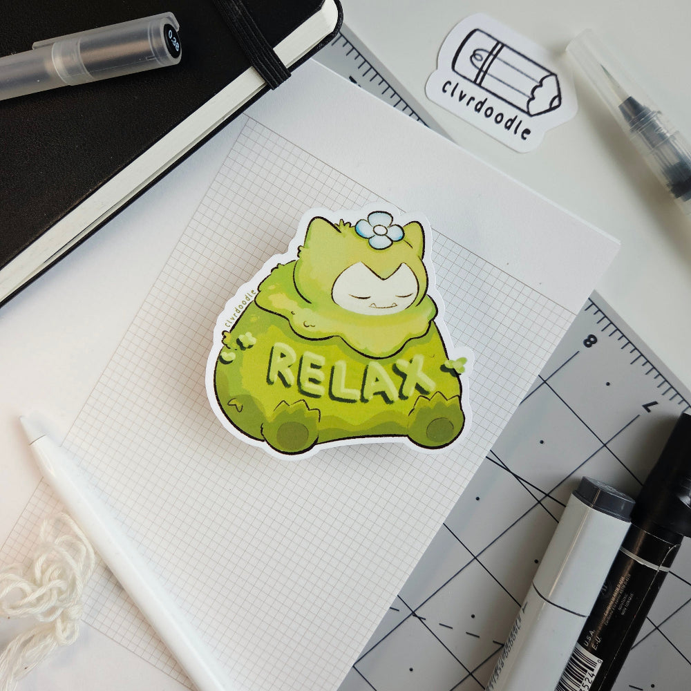 Relax Sticker