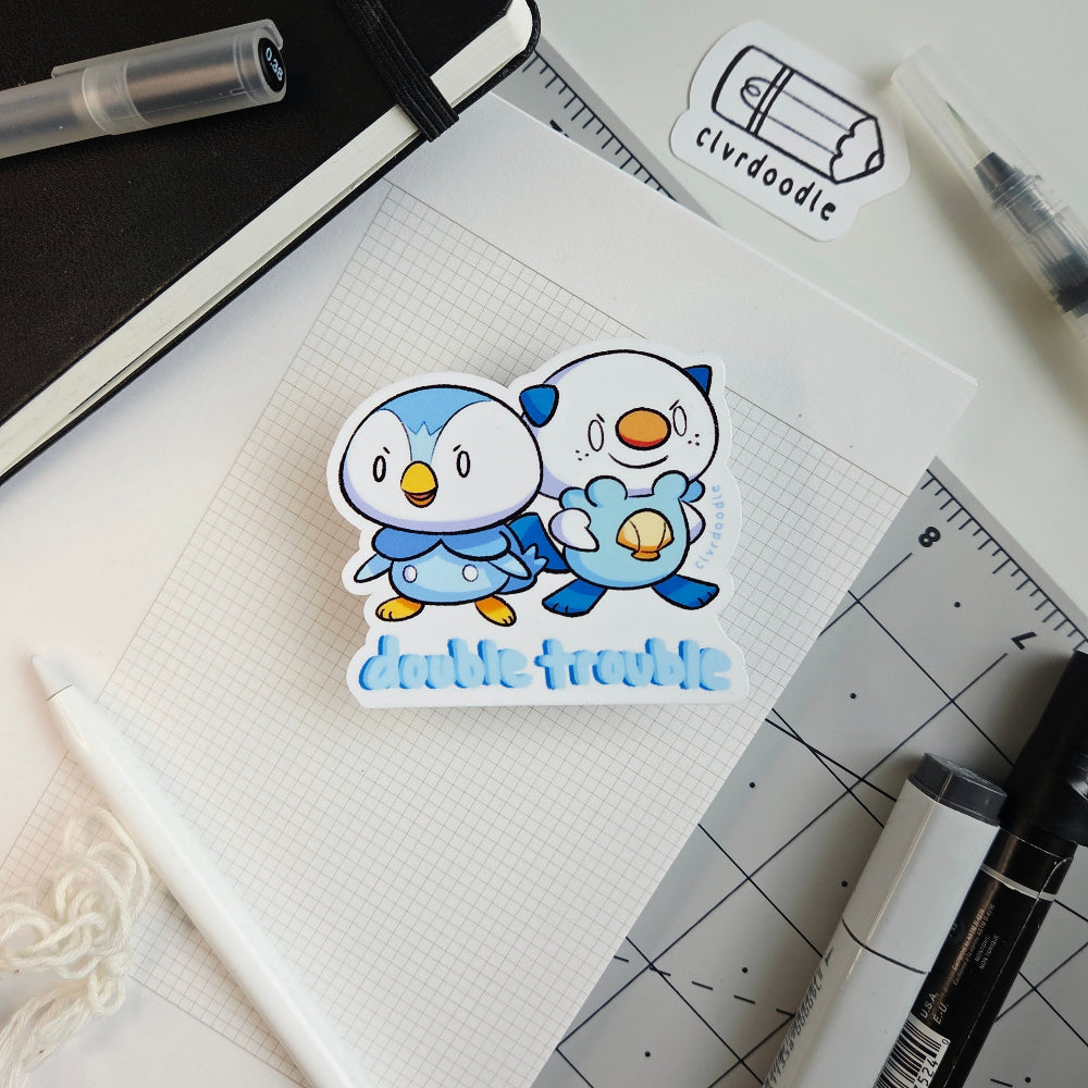 Double Trouble Sticker