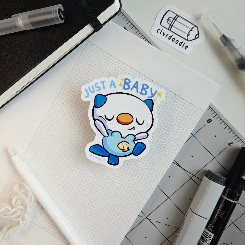 Just a Baby - Otter Sticker