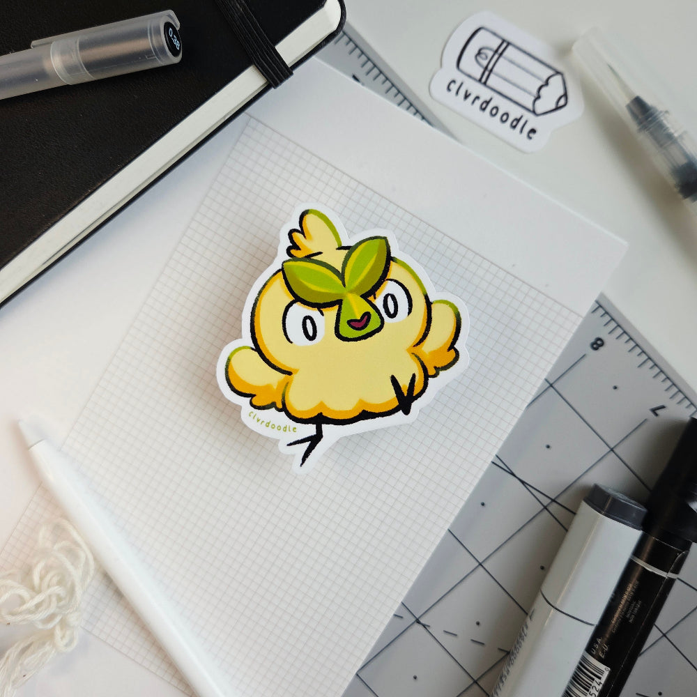 Leafy Birdy Sticker