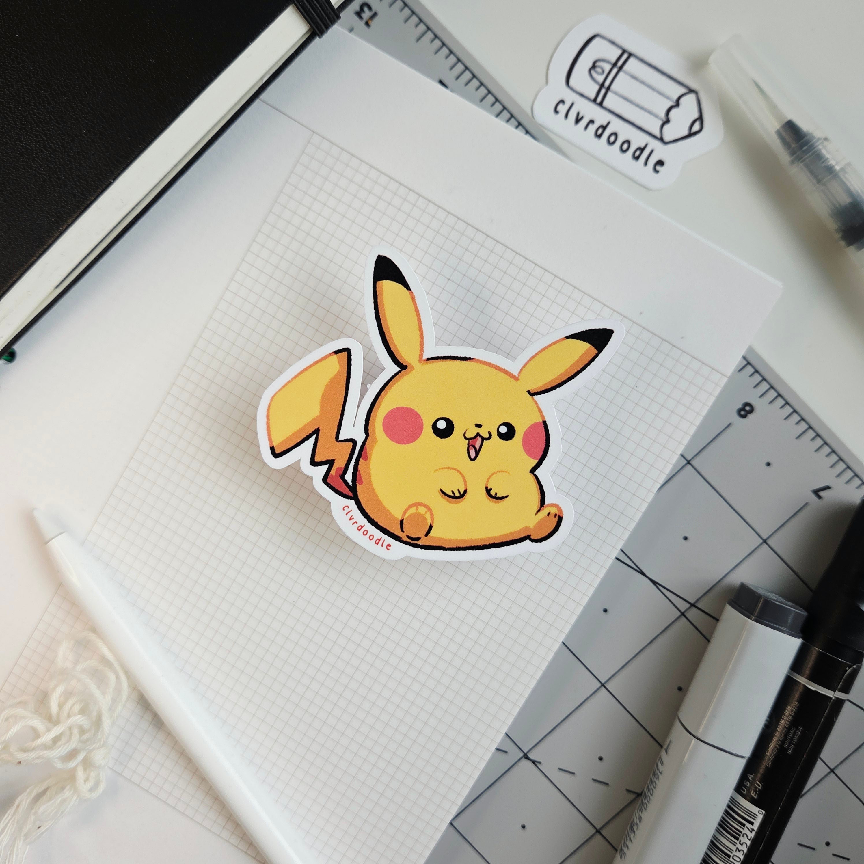 Yellow Mouse Sticker