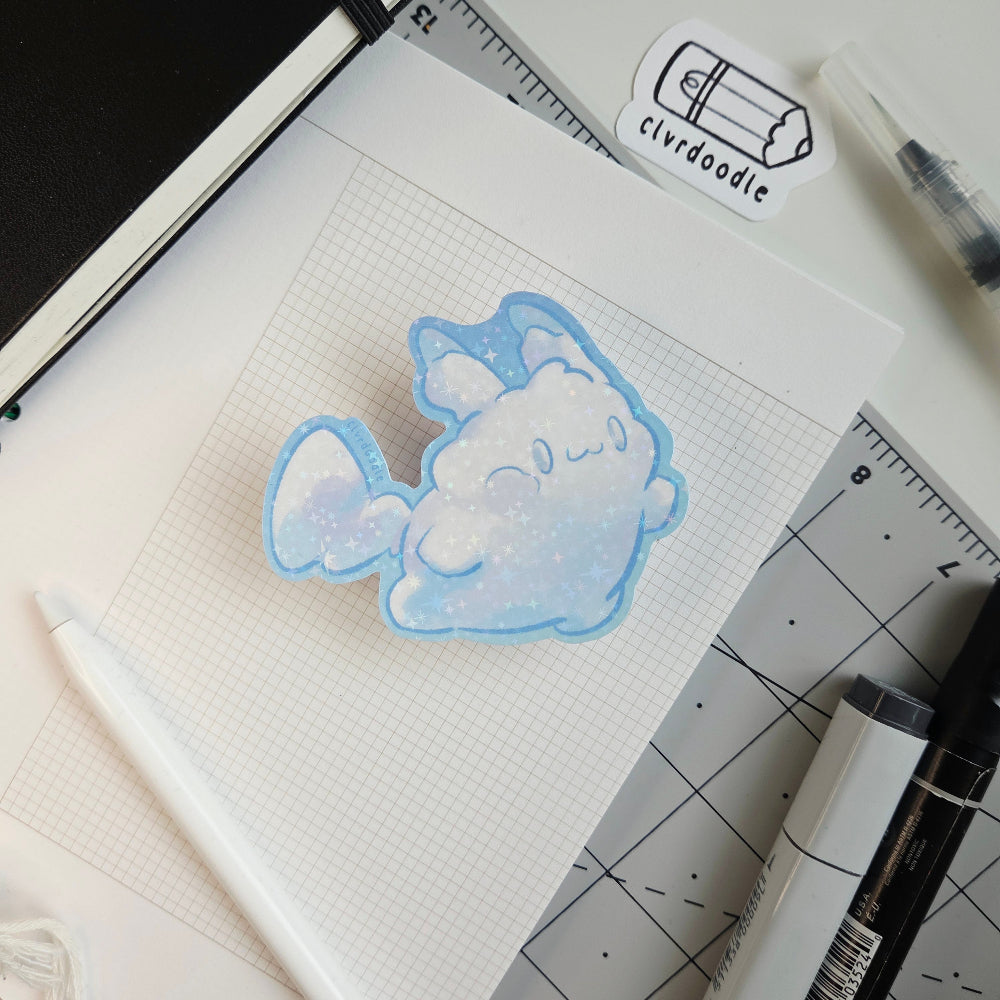 Cloud Mouse Sticker