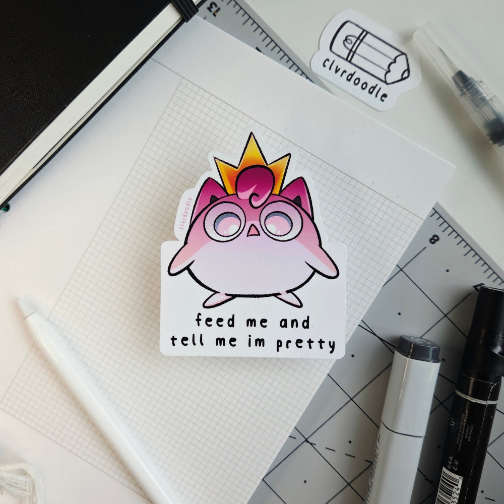 Pink Princess Sticker