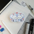 Maus Couple - Hearts Sticker