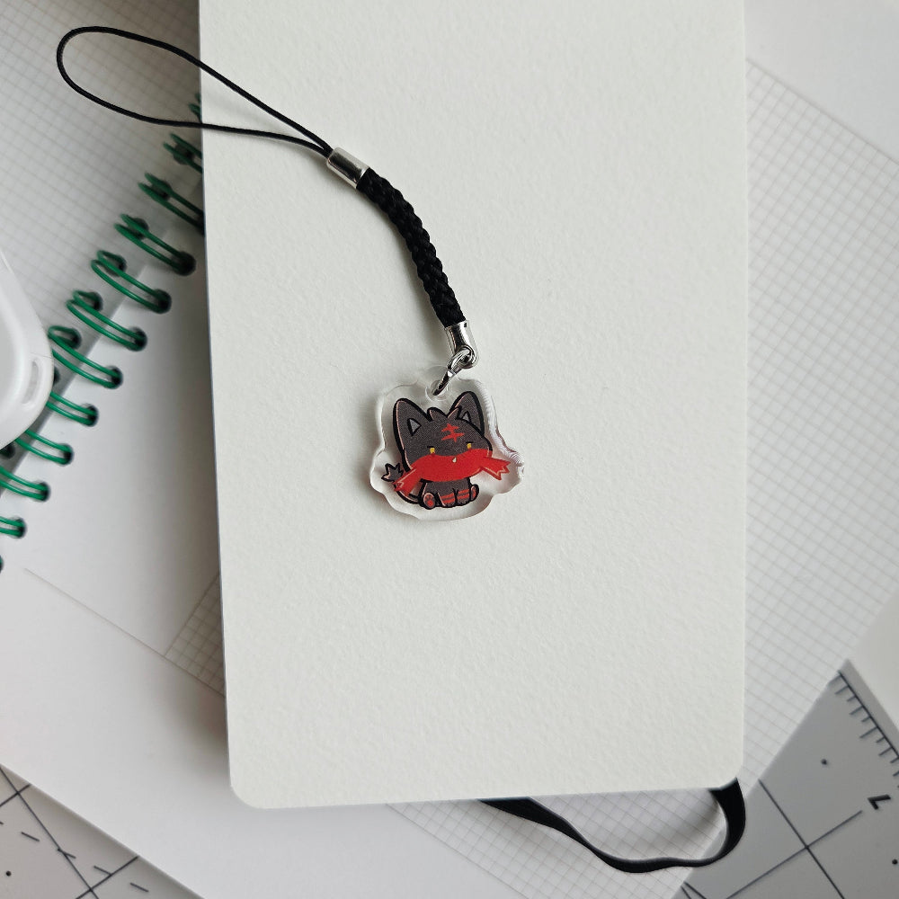 Coal Cat Charm