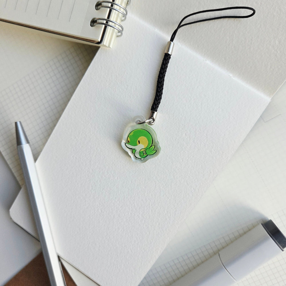 Leafy Lizard Charm