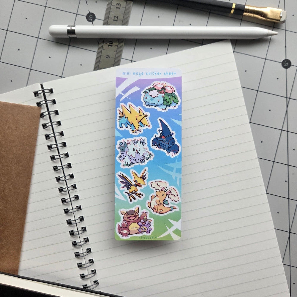Mini Mega - Big Bois Sticker Sheet (Slim)