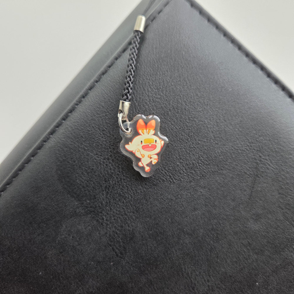 Flame Rabbit Charm