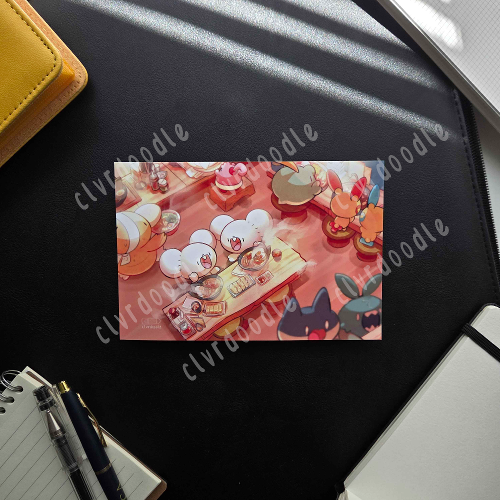 Ramen Lovers Mini Print