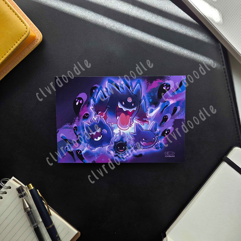 Ghosties Mini Print