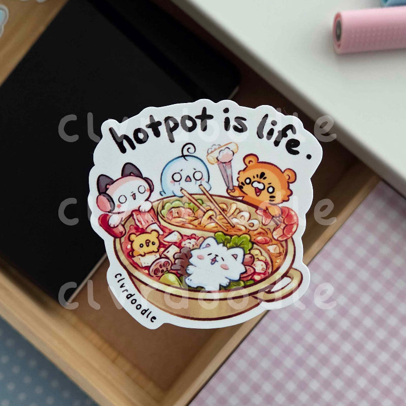 Hotpot Is Life Sticker