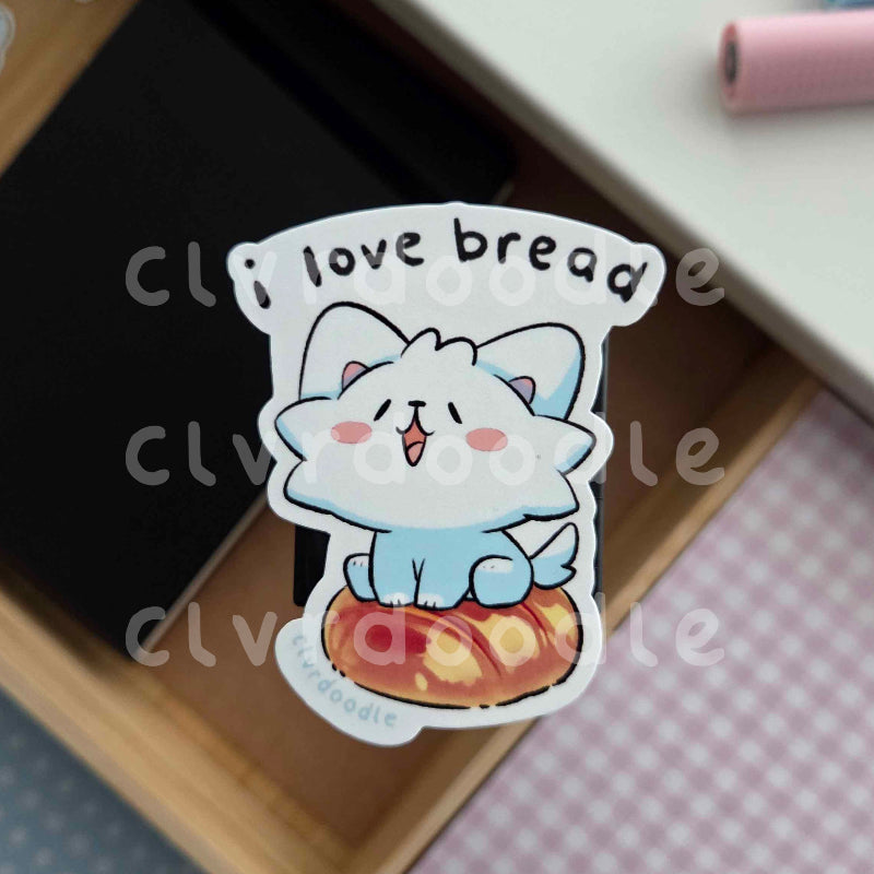 I Love Bread Sticker