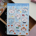 Swan Puppy Sticker Sheet (Big)